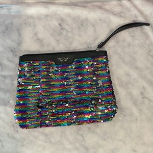 Victoria’s Secret Sequin Zipper Pouch